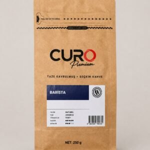 CURO Premium Barista Blend espresso çekirdek kahve 250g paketi on