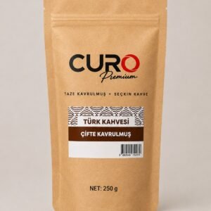 CURO Premium çift kavrulmuş Türk kahvesi 250g paketi