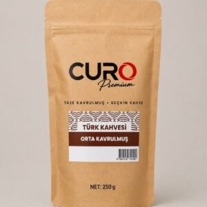 CURO Premium orta kavrum Türk kahvesi 250g paketi